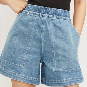 Everlane Summer Denim Drawstring Short Size Small
